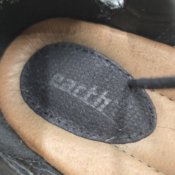 Earth Plover Sandals Shoes Womens Size 9 B Black Leather Casual Lace Up - Picture 7 of 7